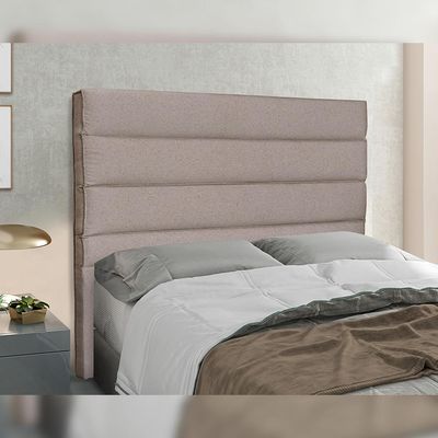 Cabeceira Decorativa Queen Size 1,60M Guess Linho Areia - Gran Belo