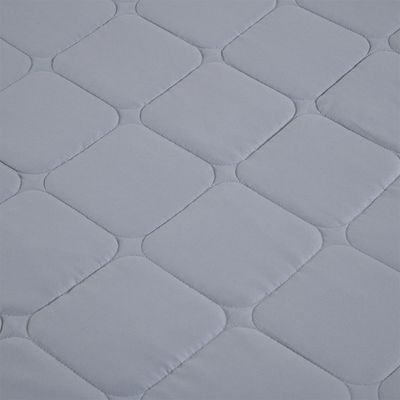 Kit Cobre Leito Colcha Lunar King 3 Peças 400 Fios Matelado Dupla Face - Cinza - 100% Poliéster