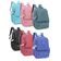 Mochila Juvenil Notebook Crinkle Up4You Luxcel MJ48985UP Vermelho