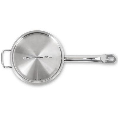 Panela Profissional Inox 4,7L Fundo Triplo com Tampa 24cm Br