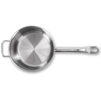 Panela Profissional Inox 4,7L Fundo Triplo com Tampa 24cm Br
