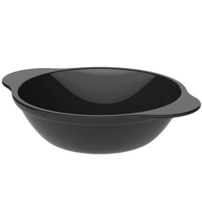 Kit 20 Cumbucas Pretas 100ml Plásticas Coza Uno Tigela Bowl Shimeji Sunomono