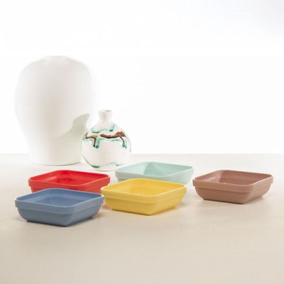 Travessa Cheff Quadrada 250ml Verde em Polipropileno