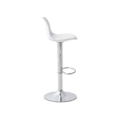 Banqueta Eiffel Design Eames Assento PP Base Madeira Conthey Branco