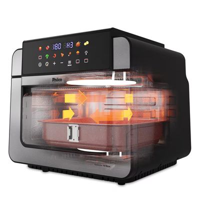 Fritadeira Elétrica Air Fryer Oven PAF15B 15L Philco Preto / 220V