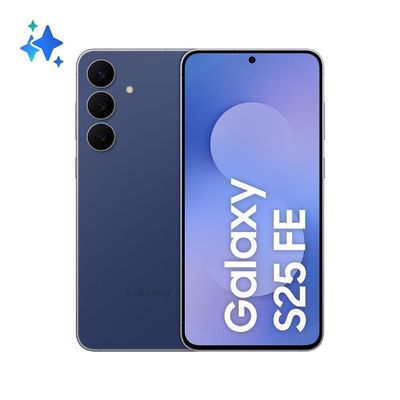 Smartphone Galaxy S25 FE 5G Tela 6,7 polegadas AMOLED 128GB 8GB RAM Câmera 50MP Azul-Marinho Samsung Azul