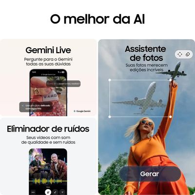 Smartphone Galaxy S25 FE 5G Tela 6,7 polegadas AMOLED 128GB 8GB RAM Câmera 50MP Azul-Marinho Samsung Azul