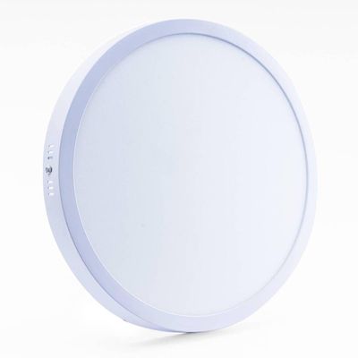 Plafon Led Sobrepor Redondo 24w 3000k Branco Quente Bivolt