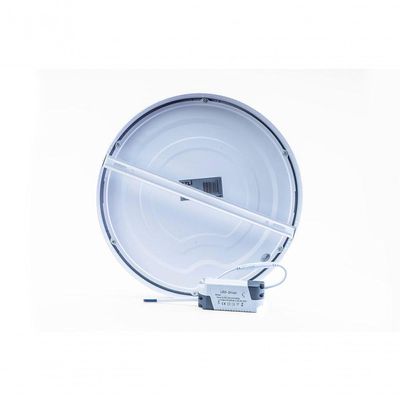 Plafon Led Sobrepor Redondo 24w 3000k Branco Quente Bivolt