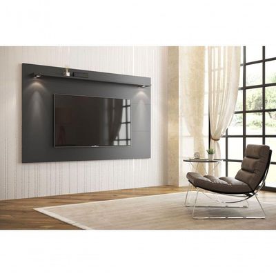 Painel Para Tv Aspen Preto - Moveisaqui