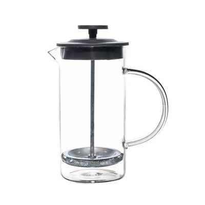 Cafeteira Prensa Francesa 400ml em Vidro Borossilicato e Plástico Lyor Transparente