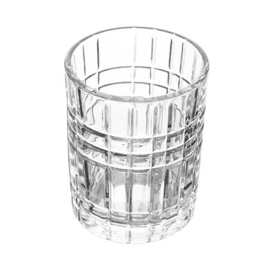 Conjunto para Banheiro Calcutá 2 Peças (Porta-Sabonete e Porta-Escovas) em Vidro Lyor Transparente