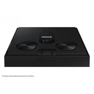 Caixa de Som Inteligente Music Frame HW-LS60D/ZD 120W Bluetooth Wi-Fi Dolby Atmos Samsung Preto / Bivolt