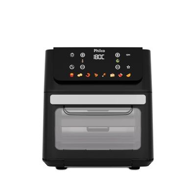Fritadeira Elétrica Air Fryer Oven PAF11B Visor Removível Preta Philco Preto / 110V