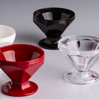 Taça de Sobremesa Caribe 150ml Preta em Polipropileno