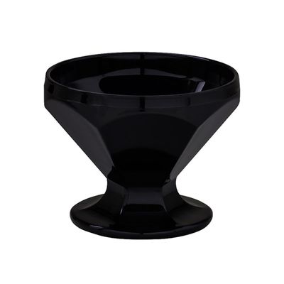 Taça de Sobremesa Caribe 150ml Preta em Polipropileno