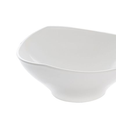 Bowl Flowers 1,5L Branco em Policarbonato