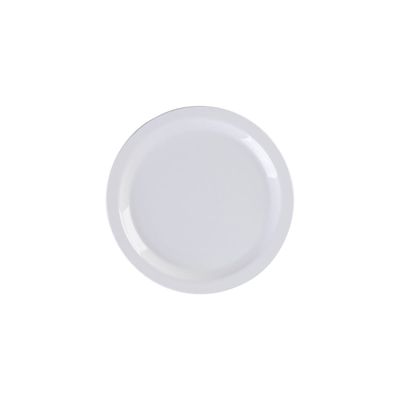 Prato Elegance de Sobremesa 19cm Branco em Policarbonato
