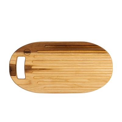 Tábua Migalheira M Wooden Glow 40x20cm em Madeira Teca Tábua Migalheira Wooden Glow M 40x20cm em Madeira Teca