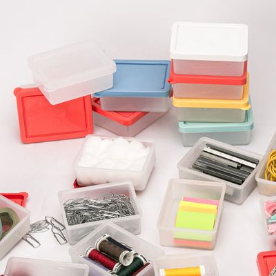 Pote Box Organize Amarelo em Polipropileno