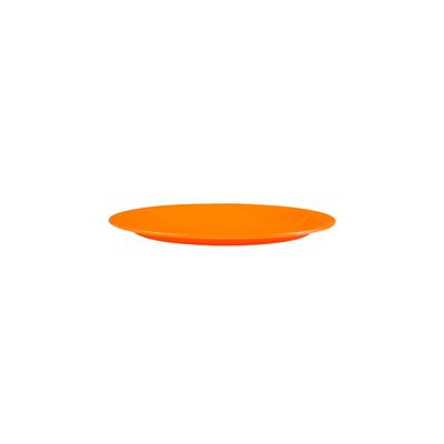 Prato Elegance de Sobremesa 19cm Laranja em Polipropileno