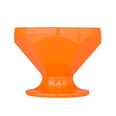 Taça de Sobremesa Caribe 150ml Laranja em Polipropileno
