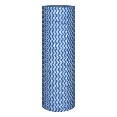 Rolo de Panos Multiuso 50 Unidades FlashLimp Azul