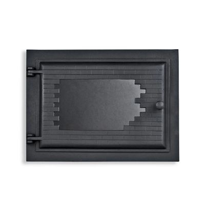 Porta Forno Ferro Fundido Com Vidro Libaneza 31,5x46cm