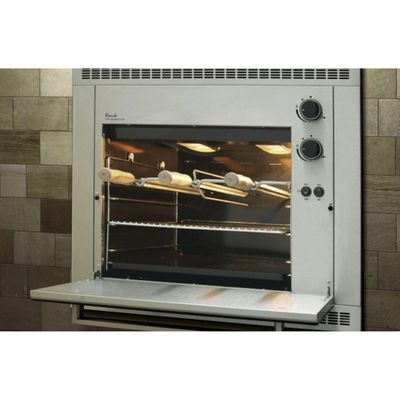 Churrasqueira Fischer A Gás Glp Bancada E Embutir Ranch 3 Espetos Inox Bivolt