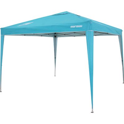 Tenda Gazebo Dobrável Mormaii 3m x 3m Poliéster Turquesa Bel 3m x 3m