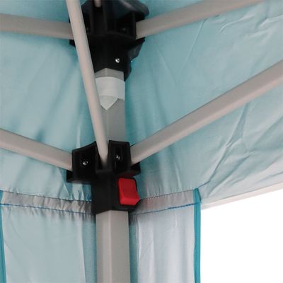Tenda Gazebo Dobrável Mormaii 3m x 3m Poliéster Turquesa Bel 3m x 3m