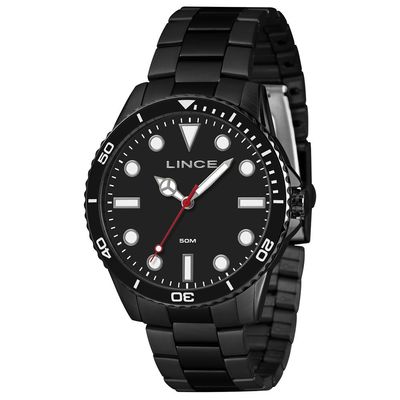Relógio Lince Masculino Ref: Mrnm007l46 P1px Casual Black