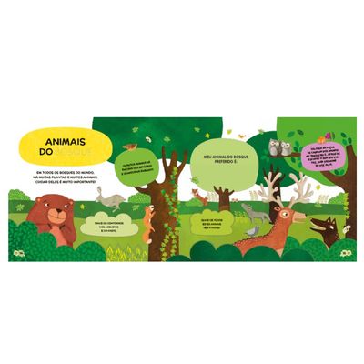 Livro Abremente Mini Animais do Bosque - Catapulta