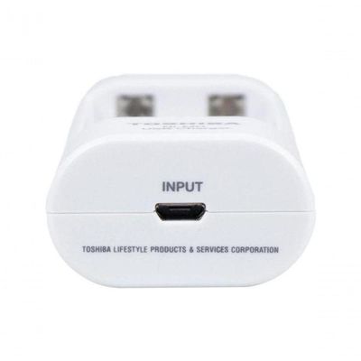 Carregador De Pilha Usb Tnhc-6gme4 Cb (c-4 Pilhas Aa 2000 Mah) Toshiba