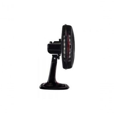 Ventilador Osc Mesa Turbo 6 50cm 6 Pás 220V Preto Vermelho