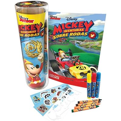Livro Tubo Histórias Para Colorir - Mickey - Editora DCL