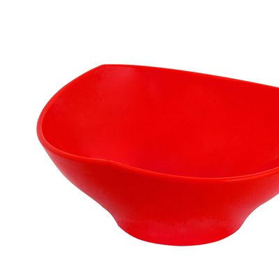 Bowl Flowers 1,5L Vermelho em Polipropileno