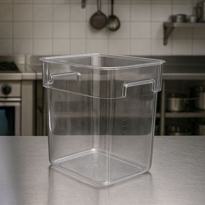 Pote Organizador para Food Service 8 Litros com Medidor em Policarbonato