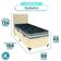 Cama + Bau Blindado E Colchão D28 Solteiro - Conforto Paropas + Cabeceira