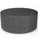 Puff Redondo Orgânico para Living 90cm Lola W01 Linho Cinza Escuro - Lyam Decor