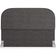 Cabeceira Cama Box King 195cm Lanna com Puff Recamier Doha W01 Linho Cinza Escuro - Lyam Decor