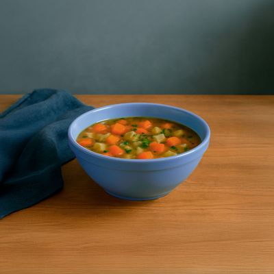 Sopeira Cheff Redonda 250ml Azul em Polipropileno
