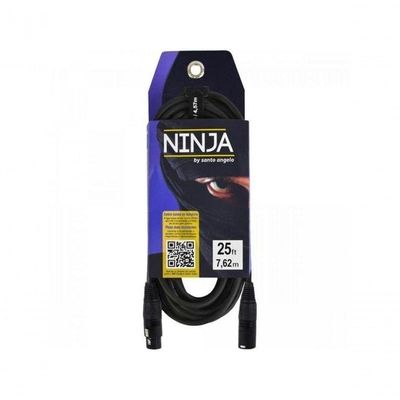 Cabo Xlr Macho X Xlr Fêmea 7,62m Ninja Lw B Santo Angelo