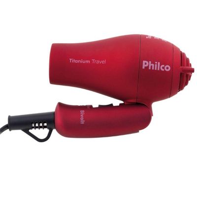 Secador De Cabelos Titanium 1000w Philco Cabo Dobrável