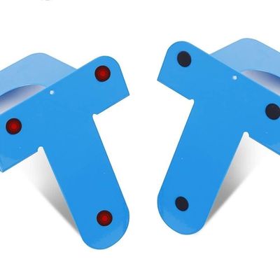 Suporte Apoio Decorativo Para Livros Kit 2 Unidades Organizador De Documentos Cds E Dvds Azul