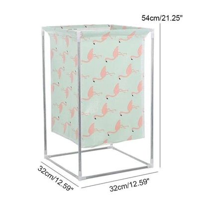Cesto Roupa Suja Lavanderia Inox Desmontavel Portatil Quarto Organizador Brinquedos Roupeiro Impermeavel
