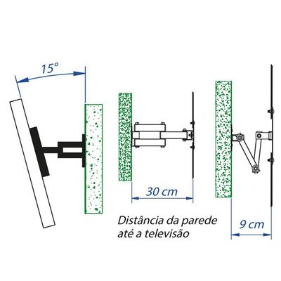 Suporte De Articulado 4movimentos Smart Led 55 Lg 55up7550 4k