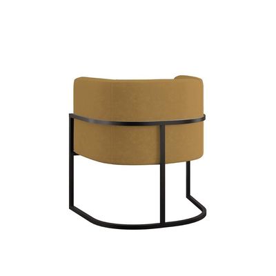 Kit Sofá 2 Lugares + 2 Poltronas Para Recepção Balaqui Capuccino