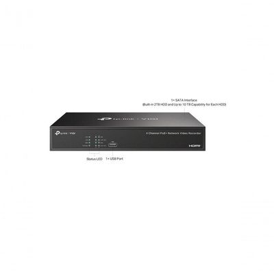 Gravador De Video Em Rede Tp-link Vigi VR1004H-4P Poe