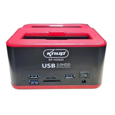 Dock Station Case Para 2 Hd Sata Pendrive Sd Usb 3.0 Kp-hd820
